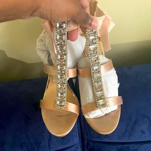 Jewel Badgley Mischka evening heels